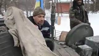 93-я бригада обкатывает трофейный российский танк Т-80БВМ