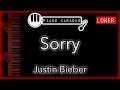 Sorry (LOWER -3) - Justin Bieber - Piano Karaoke Instrumental