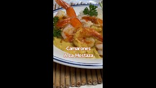 Camarones a la mostaza , Receta Facil y Deliciosa  #recetas