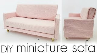 DIY: miniature sofa