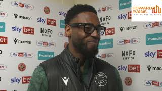 Post-match: Jamille Matt discusses his brace in emphatic win over Tranmere Rovers