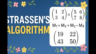 Strassen's Algorithm explained Part II