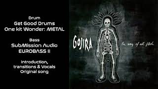 Gojira The Art of Dying - Guitar Backing Track with vocals