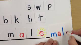 Making Words with the 'ale' word family