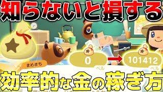 【あつ森】初心者必見!! 知らないと損する時間操作無し”効率的なお金の稼ぎ方”が稼げすぎてやばいww【あつまれどうぶつの森】