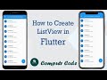 Flutter List View Builder | Computer Code