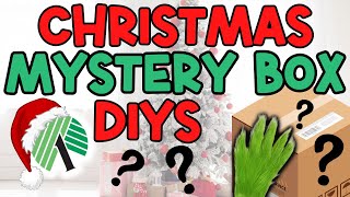 🎄Last Minute Christmas DIYS on a Budget!  Cheap & Creative Holiday Ideas! Mystery Box Challenge