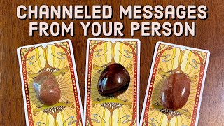 Channeled Messages From Your Person❤️Pick A Card Love Reading❤️