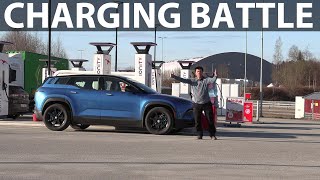 Fisker Ocean Extreme charging test vs BMW, Audi and Kia