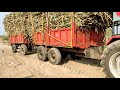 छोटा है मगर दम बहुत बड़ाहै mahindra 575 sugar trolley ganne se bhari trolley kaise nikaali