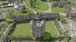 Aerial Exploration of Sissinghurst Castle Garden | Stunning Drone Footage!