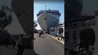 On 2nd June 2019, this huge MSC ship's engine failed, lost its control while docking at Venice.