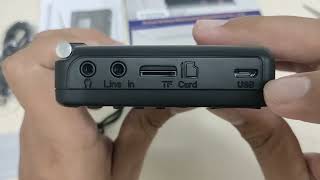 Retekess V115 unboxing and review fitur radio FM AM SW MP3 PLAYER USB TF CARD LINE IN @Duniainspirasi86