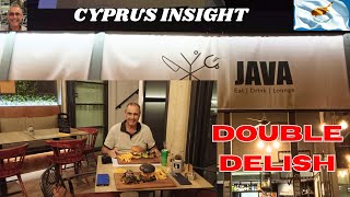 Java Lounge Pernera Cyprus - Double Delish Food.