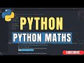 Python Math Module Tutorial - Learn Python Math Functions || Python For Beginners