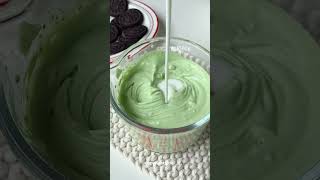 oreo matcha ice cream sandwich 奥利奥夹心抹茶冰淇淋 #recipe #tutorial #dessert #shorts #youtubeshorts