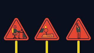 Caution by the Desk (Animated Infographic)