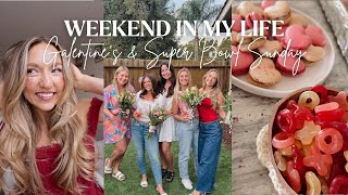 Weekend in my life: Galentine's Day & Super Bowl Sunday