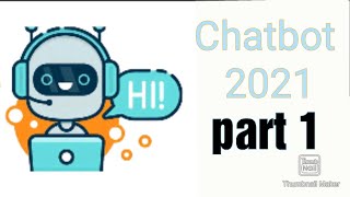 Python Chat Bot Tutorial - Chatbot with Artificial Intelligence (Part 1)