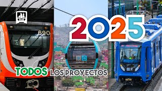 ¡Conoce TODOS los PROYECTOS de MOVILIDAD que TRANSFORMARÁN la CDMX en 2025! Metro, Cablebús y más