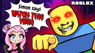 We HAVE to do WHAT HE SAYS!!! | Roblox | Scary Simon Says