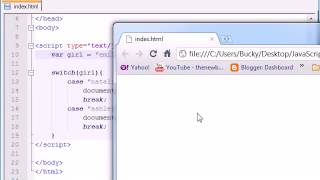 Beginner JavaScript Tutorial | 18-switch