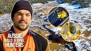 Rod & JC Find BOTH Gold & Opal Gems In The Snowy Mountains | Outback Opal Hunters Red Dirt Road