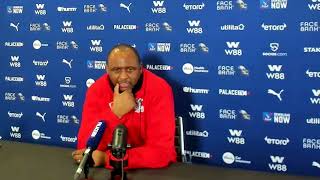Patrick Vieira | Tottenham v Crystal Palace | Full Pre-Match Press Conference | Premier League
