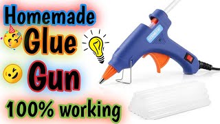 How to make glue gun / homemade DIY original glue gun / Homemade Hot Glue Gun