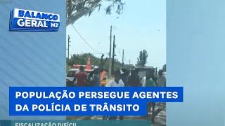 #BalançoGeral | Fiscalização Difícil: População persegue agentes da polícia d trânsito em Marracuene