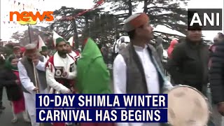 Tourists gather in Shimla for the Winter Carnival and Christmas celebrations