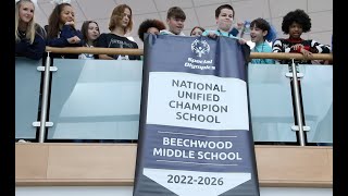 Beechwood Middle School is a National Banner Unified Champion School!