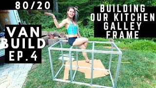 VAN BUILD | Ep.4 | 80/20 Kitchen Galley | Dragon Wagon