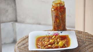 কাঁচা আমের মিক্সড আচার || Spicy Shredded green pickles || Bangladeshi char Recipe