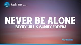 Becky Hill, Sonny Fodera - Never Be Alone (Lyrics)