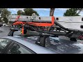 rhino rack x tray roof rack u0026 tie down review bars adjustable ties