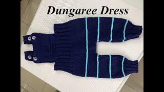 Knitting Beautiful / Mesmerizing Dungaree ||| Cute Baby Dangri ki bunai ka hindi video || Dungree