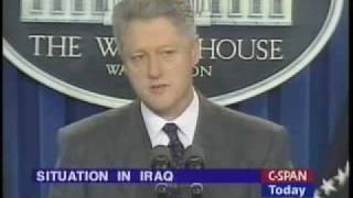 Bill Clinton and the Iraq Liberation Act of 1998