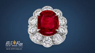 The Sultan of Brunei's Ruby Ring (7.75 Carats) | M.S. Rau