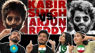 Arjun reddy Vs Kabir Singh Trailer Comparison | Trailer Reaction by FOREIGNERS