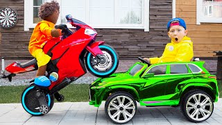 Senya and his colorful cars