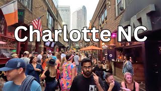 Uptown Charlotte NC Saturday Evening Walking Tour