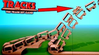 100 Passenger Train Self-Climbing Levitating Track Train Toy? - Tracks - The Train Set Game Ep 7