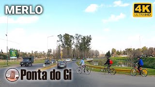 【4K】Nuevo camino DIEGO ARMANDO MARADONA en MERLO -ex de la Ribera- #driving tour 2022 - ARGENTINA