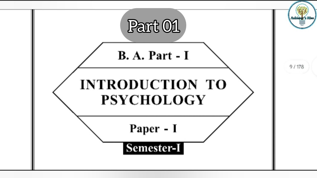 Introduction To Psychology | Motivation In Psychology | BA Psychology ...