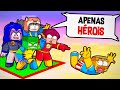 PRESO em UMA CHUNK com SUPER HERÓIS!