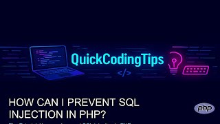 Php Tutorial: How can I prevent SQL injection in PHP