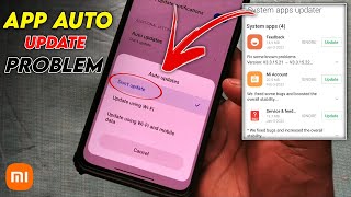 How To Stop Auto Update Apps In Redmi Auto App Update Problem/Automatic App Update Kaise Band Karen