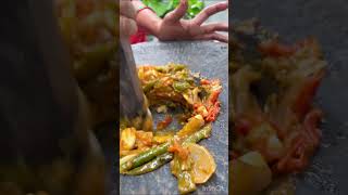 tomato pachi mirchi pachadi😋|#trending #shortvideo #youtubeshorts #food