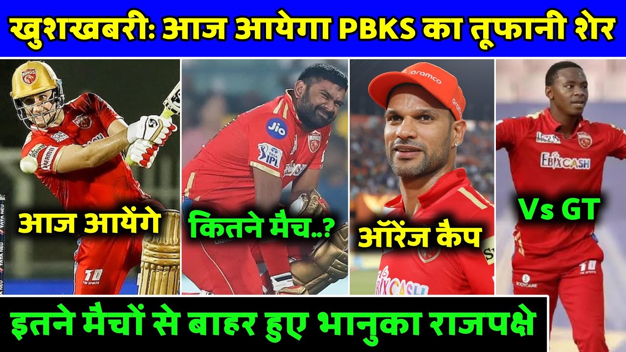 IPL2023: 3 Big Good News For Punjab Kings | PBKS News | Punjab Kings ...